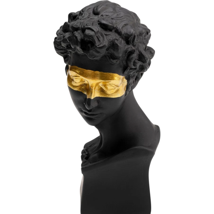KARE Design Modern Deco Object - David Eyes Sculpture, 16cm Art Piece for Home Decor