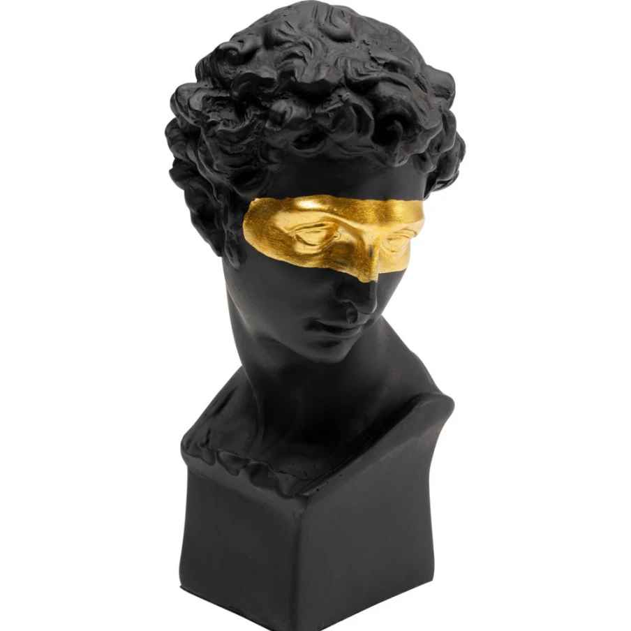 KARE Design Modern Deco Object - David Eyes Sculpture, 16cm Art Piece for Home Decor