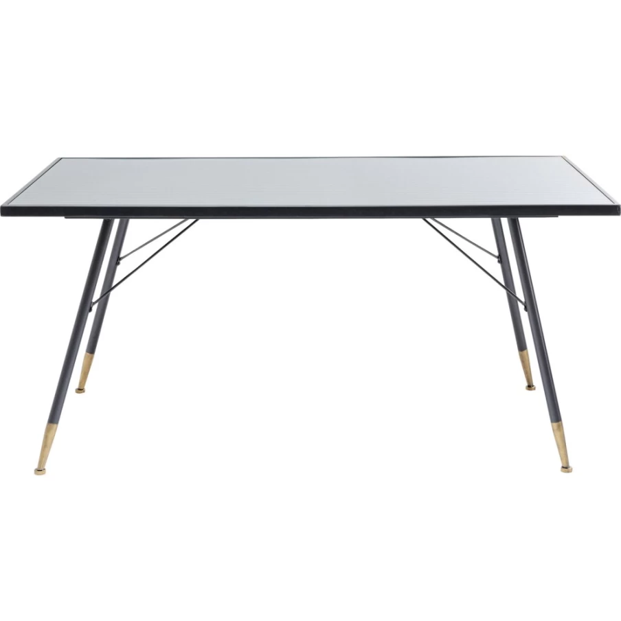 KARE Design Modern Dining Table La Gomera 160x80cm Solid Wood Kitchen Table for 6