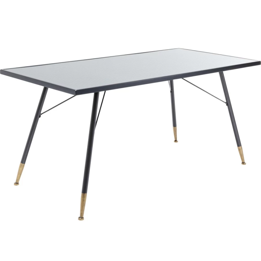 KARE Design Modern Dining Table La Gomera 160x80cm Solid Wood Kitchen Table for 6