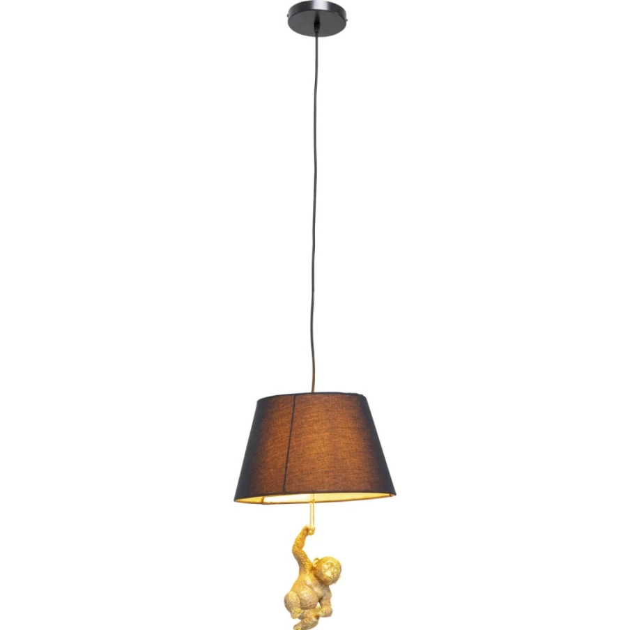 KARE Design Modern Animal Swinging Ape Pendant Lamp - 35cm Unique Nursery Decor