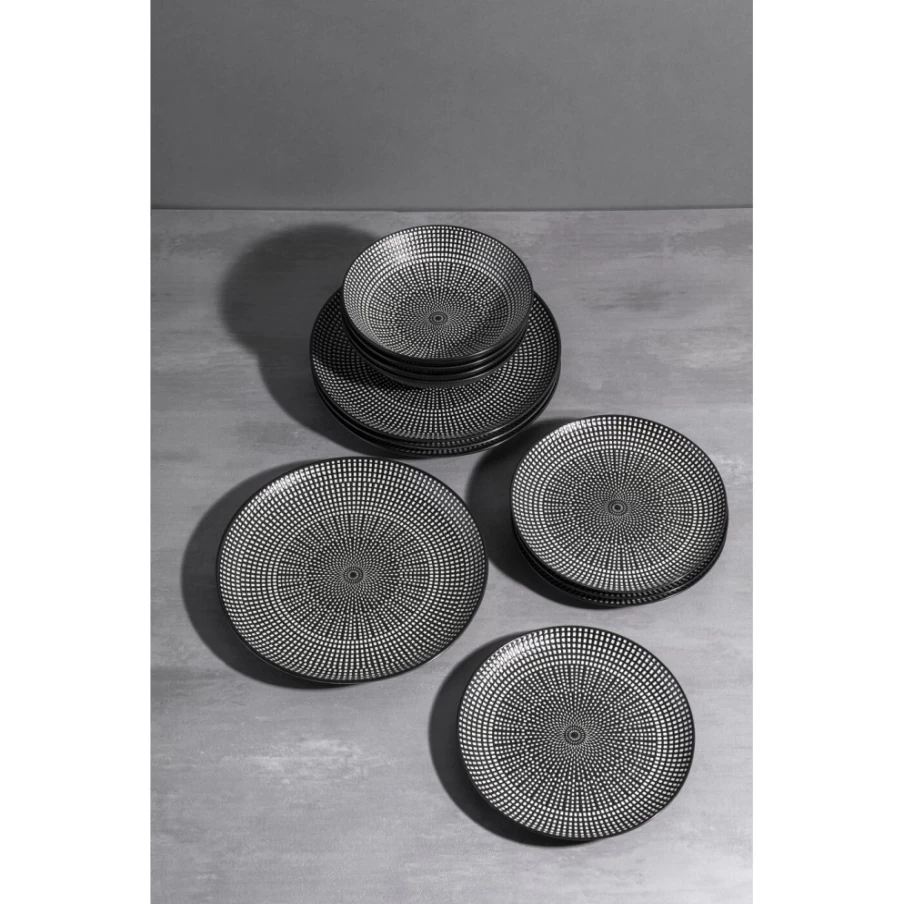 KARE Design Tokyo Inspired 12-Piece Dish Set - Modern Dinnerware Collection