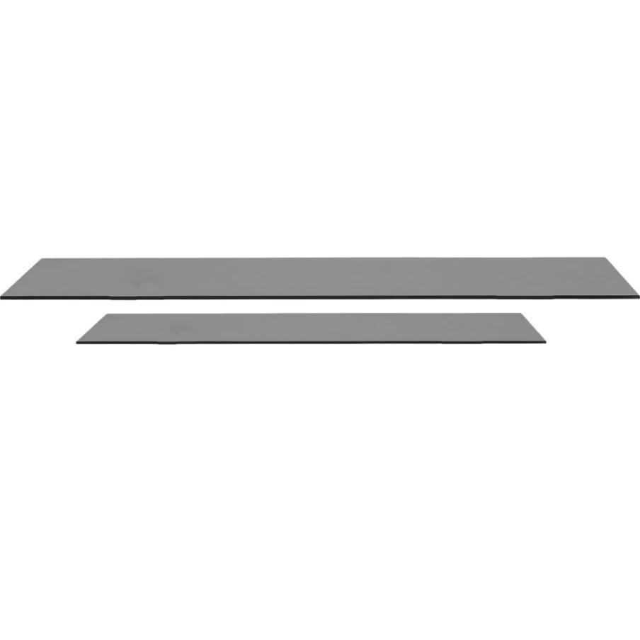 KARE Design Polar 8mm ESG Smoke Glass Set - 65x130cm (2-Piece Set) for Modern Interiors