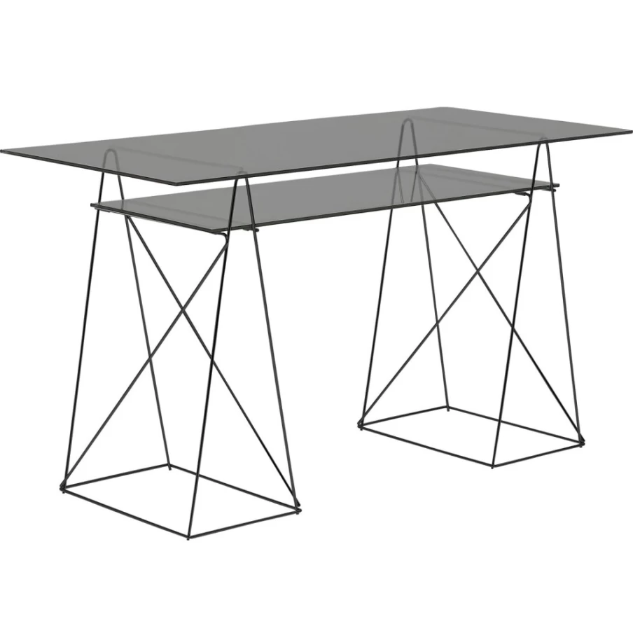 KARE Design Polar 8mm ESG Smoke Glass Set - 65x130cm (2-Piece Set) for Modern Interiors
