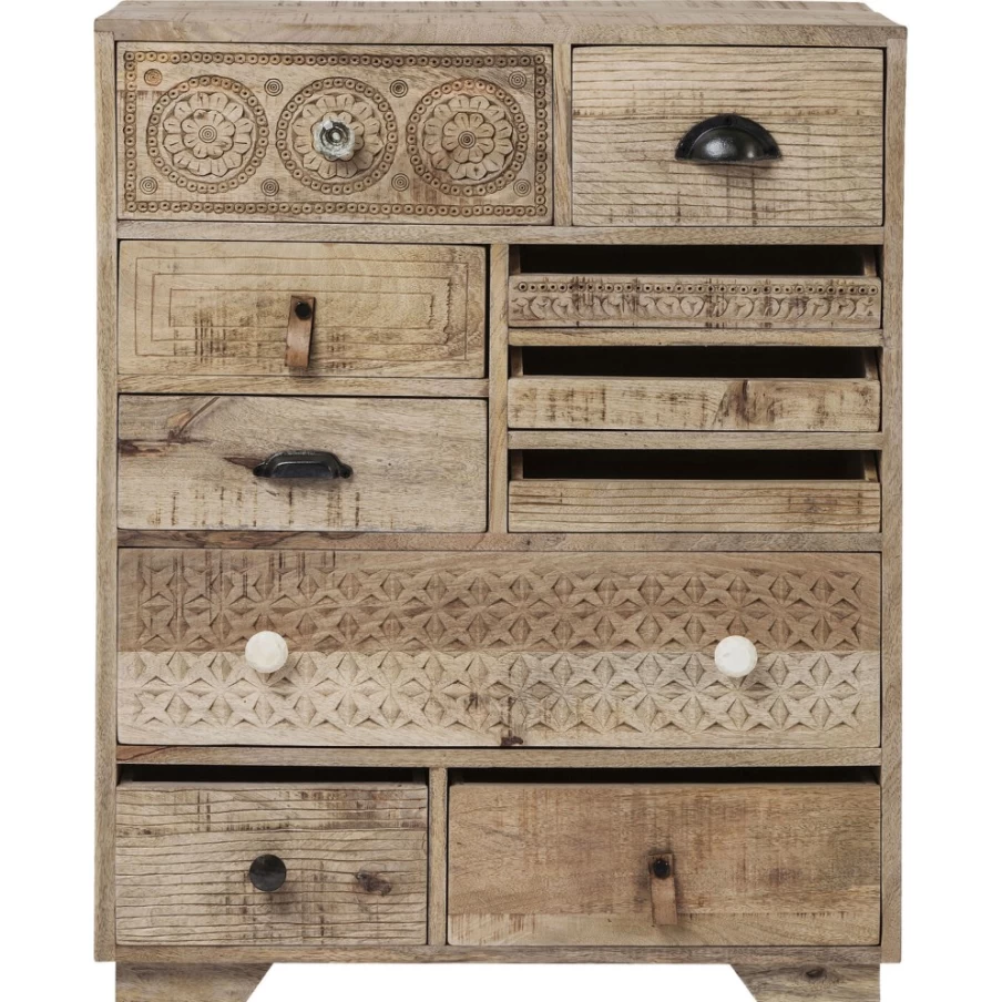 KARE Design Puro 10-Drawer Dresser - Modern Chest of Drawers for Bedroom Storage