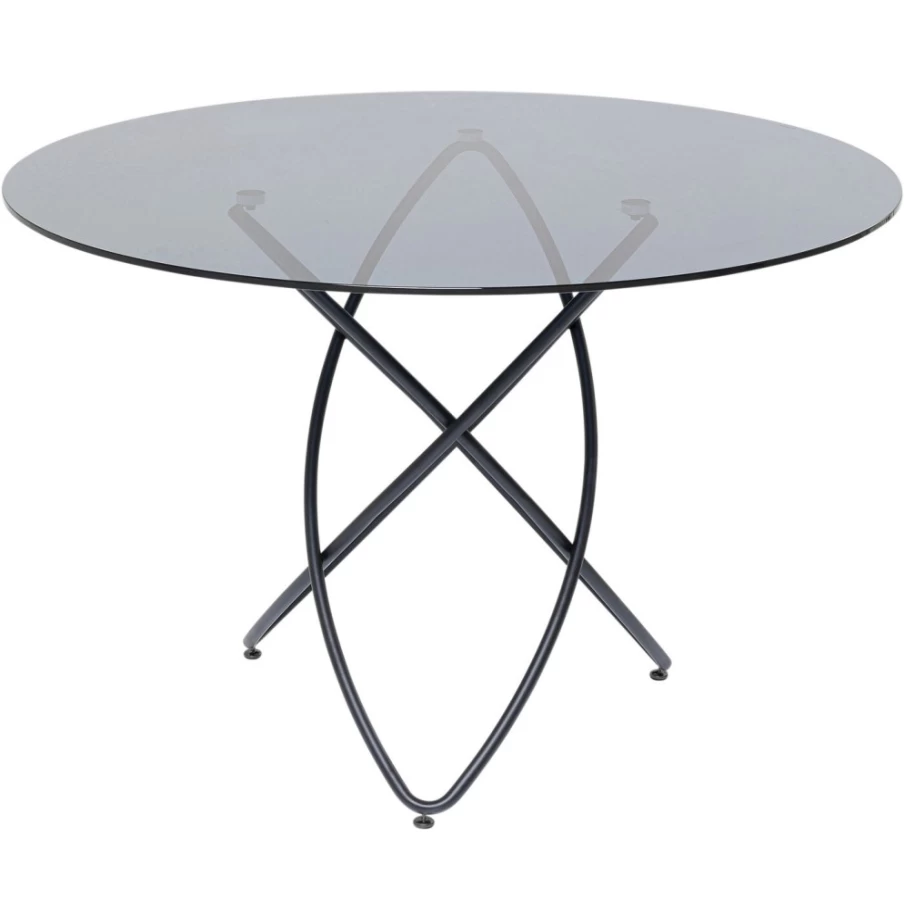 KARE Design Modern Black Molecular Table 120cm - Stylish Dining Table for Contemporary Interiors