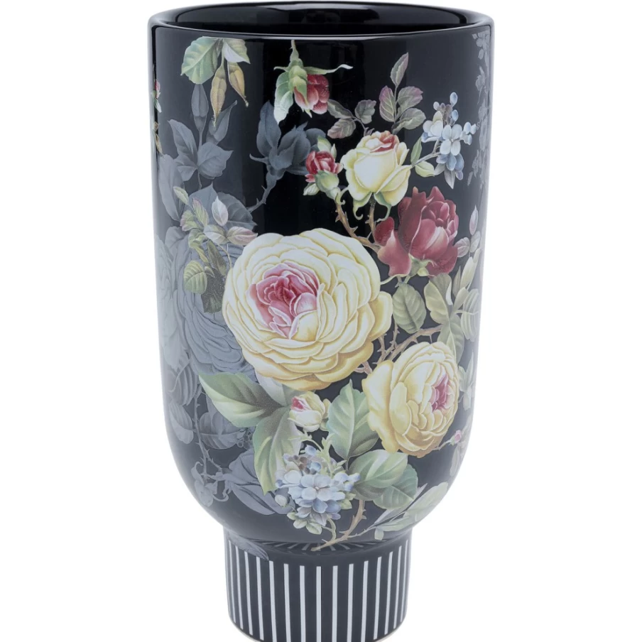 KARE Design Modern Rose Magic Black Decorative Vase 27cm - Elegant Home Decor