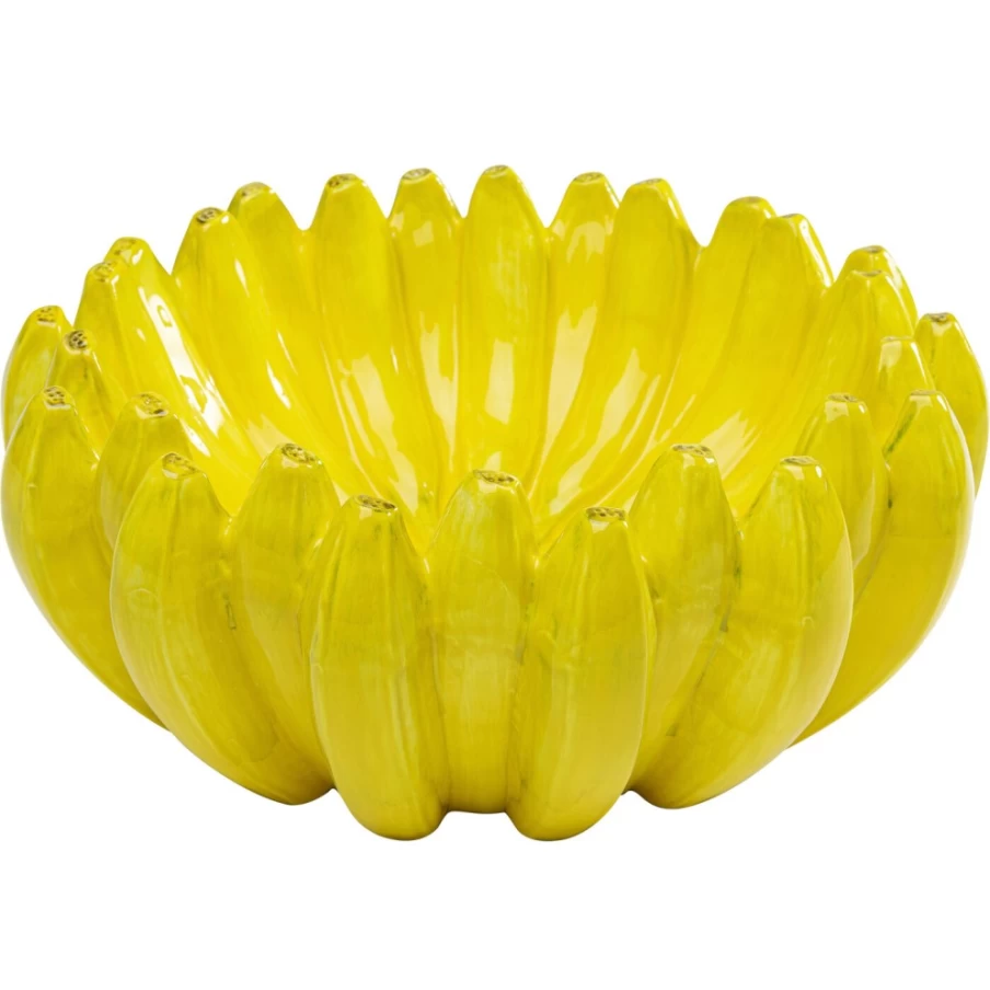 KARE Design Modern Banana Decor Bowl - 30cm Stylish Fruit Serving Dish for Home Decor