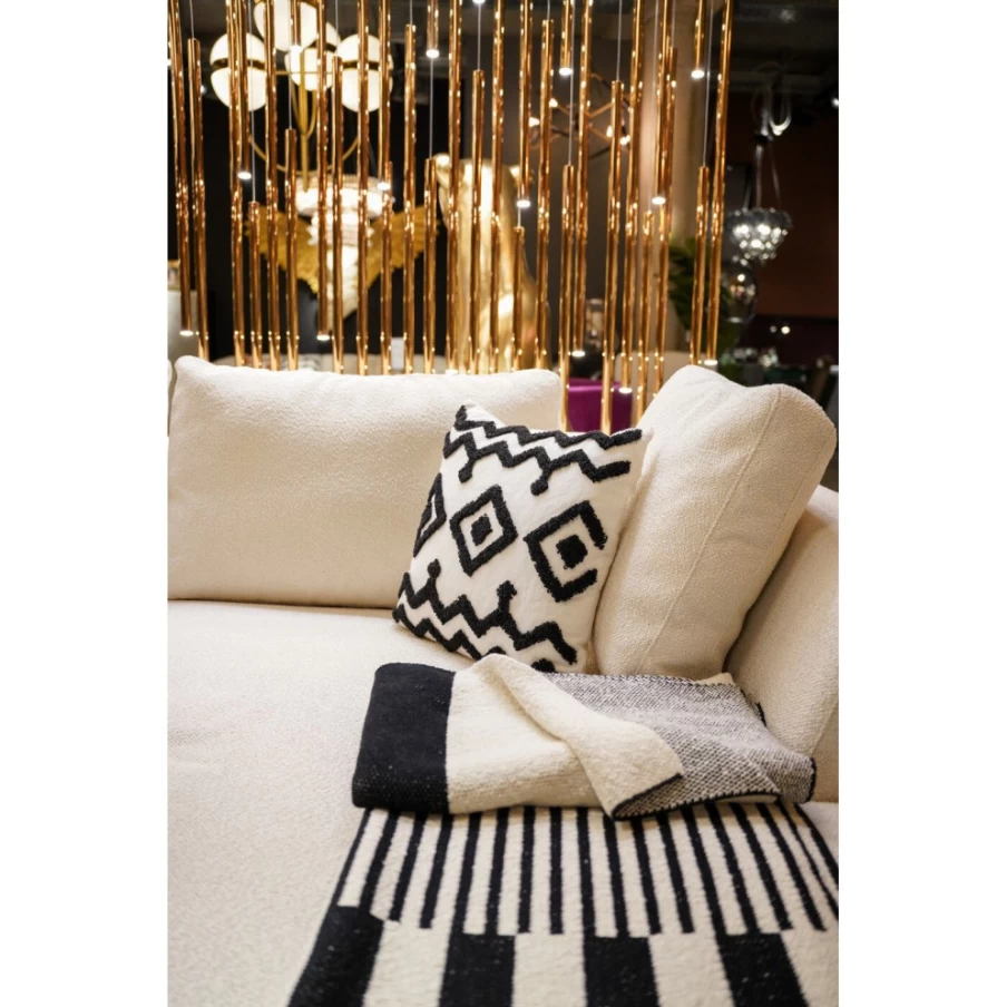 KARE Design 45x45cm Decorative Cushion with Diamond Pattern - Stylish Home Accent Pillow