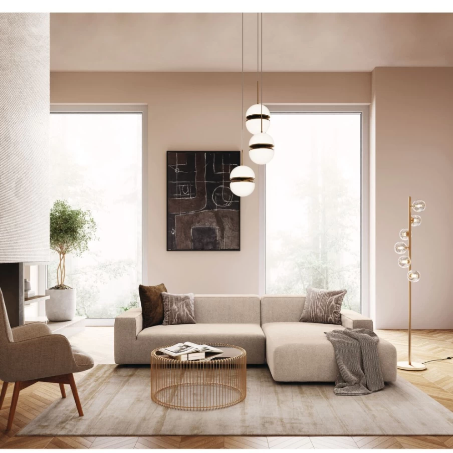 KARE Design Freistil Modern Corner Sofa 175 Right - Contemporary L-Shaped Sectional Sofa for Living Room
