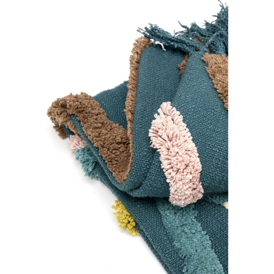 KARE Design Modern Blanket 200x150 cm - Soft Fleece Fogli Throw for Cozy Comfort