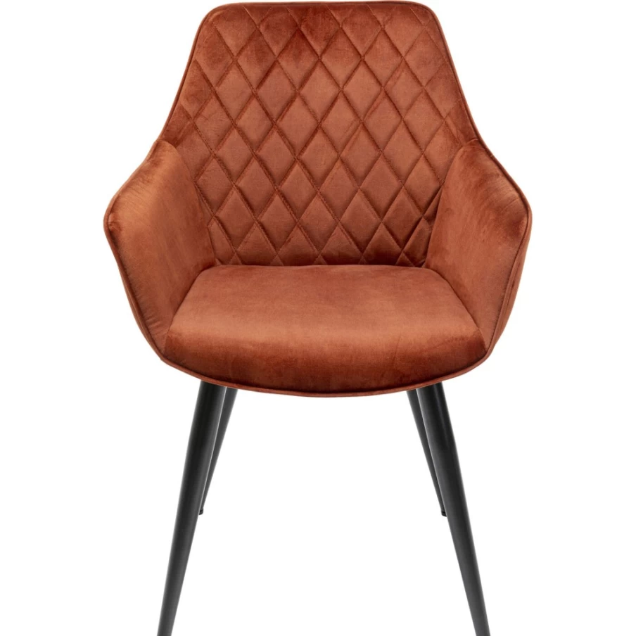 "KARE Design Harry Rust Red Armchair With Armrests – Modern Comfort Chair"