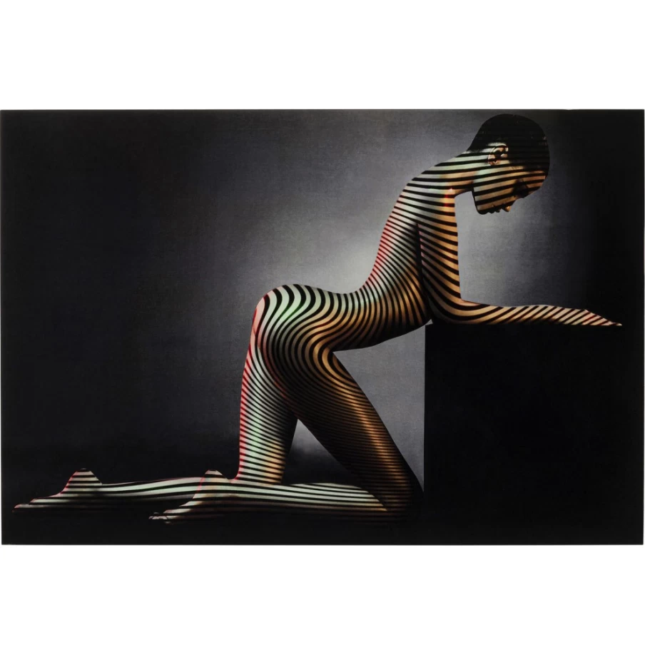 "KARE Design Modern Picture Glass Body Aesthetics Lady Wall Art 120x80cm"