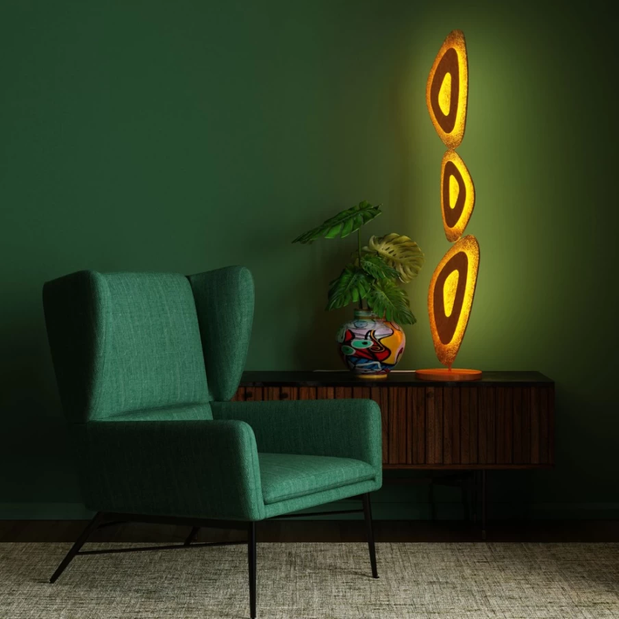 KARE Design Triangolo LED Floor Lamp - Modern 126cm Tall Lighting for Living Room