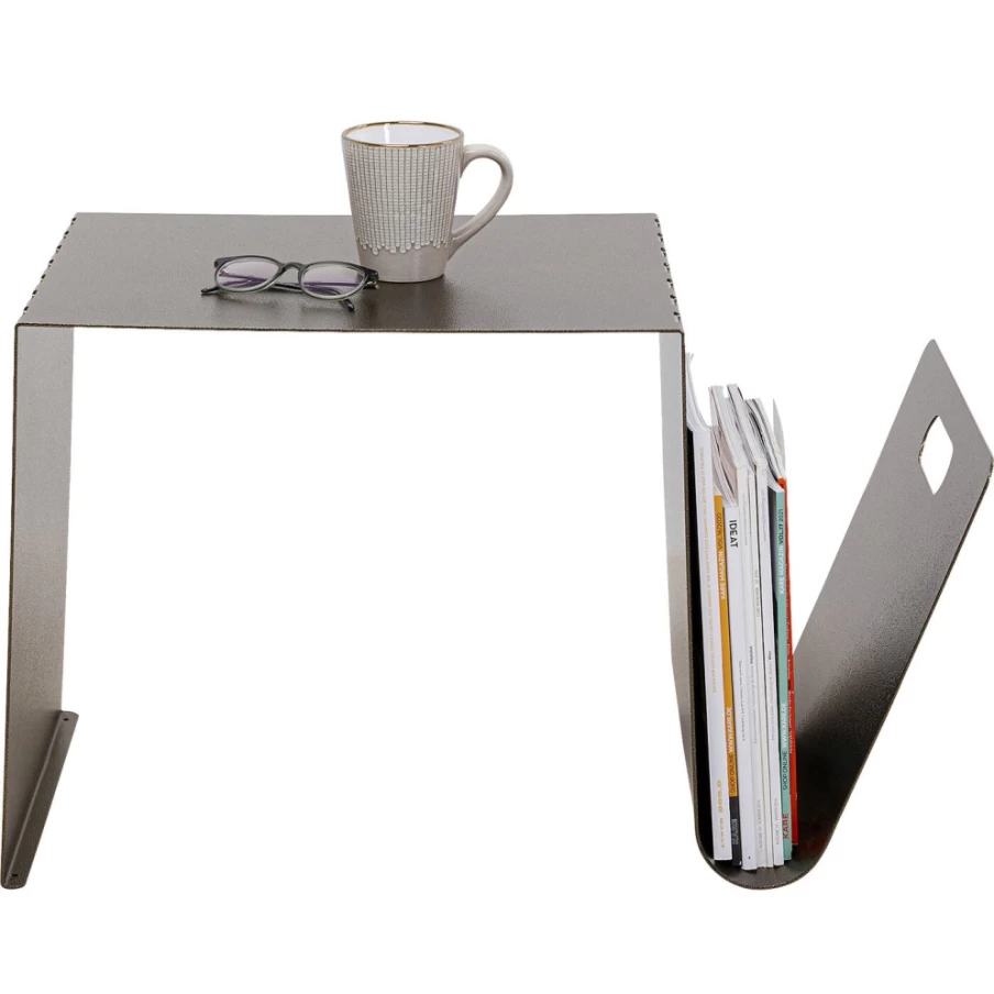 KARE Design Bronze Side Table - 67x36cm Modern Manifattura Nightstand