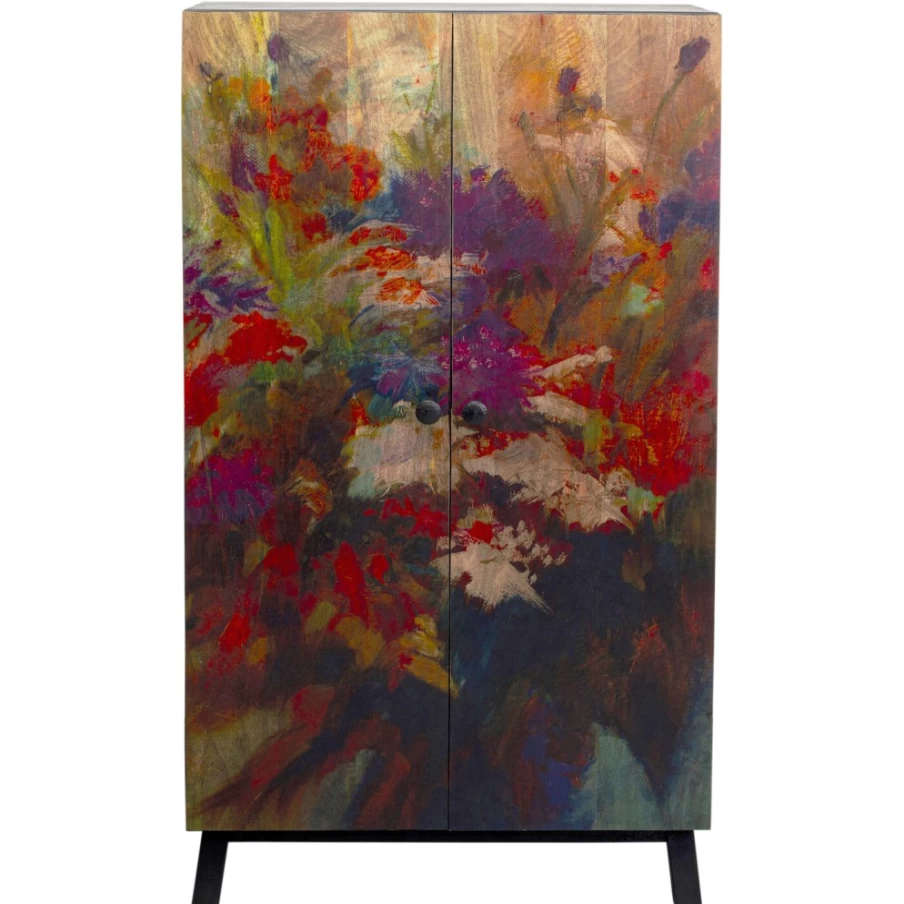 "KARE Design Modern Floral Cabinet - Stylish Storage Furniture"