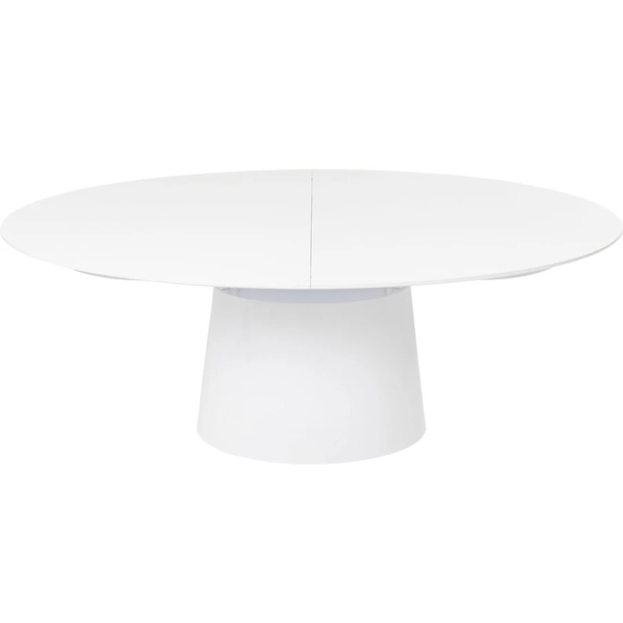 KARE Design Benvenuto White Extension Dining Table 200 x 110 cm with 50 cm Leaf