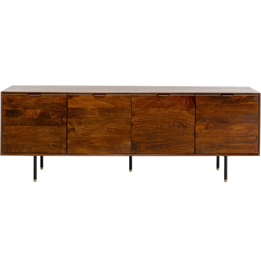 "KARE Design Ravello Sideboard 200x68cm - Modern Wooden Buffet Cabinet for Dining Room"