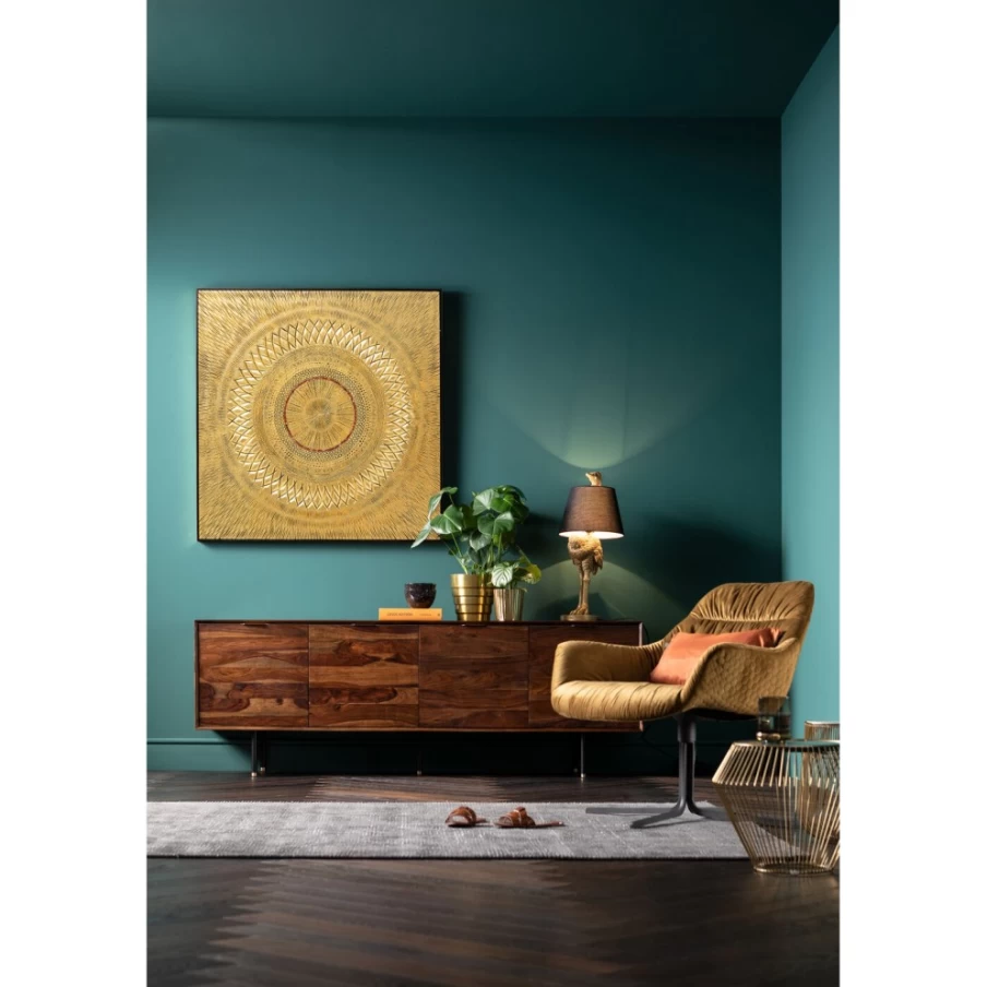 "KARE Design Ravello Sideboard 200x68cm - Modern Wooden Buffet Cabinet for Dining Room"