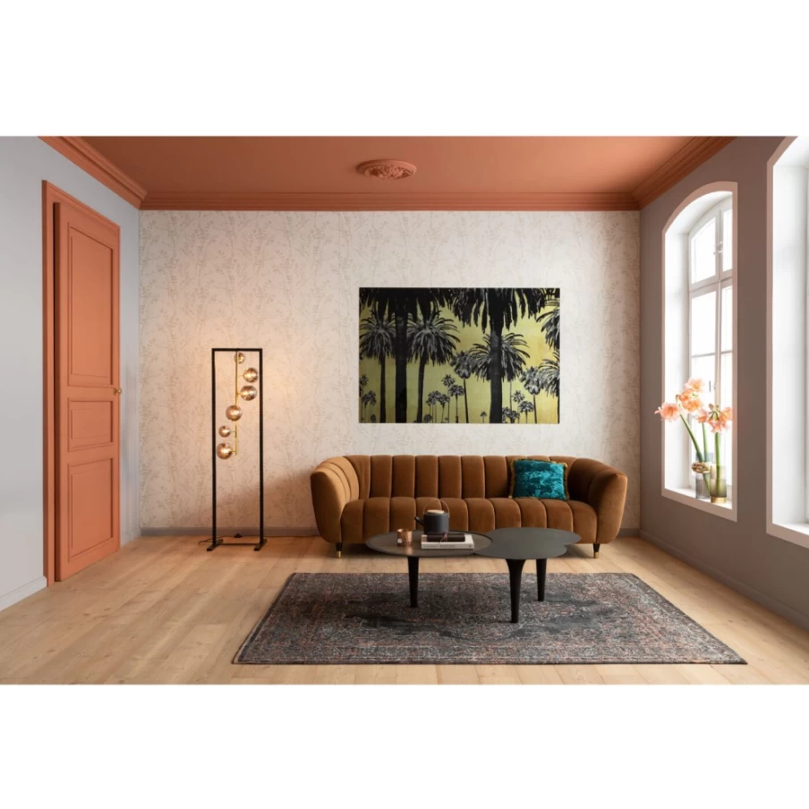KARE Design Modern Floor Lamp - Balloon Cube LED Light for Living Room Decor