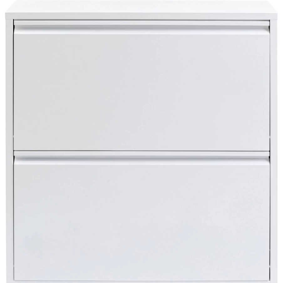 KARE Design Caruso 2 Double White Shoe Storage Container