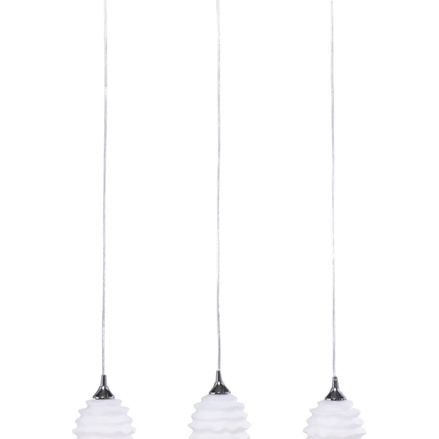KARE Design Modern White Ruffle Pendant Lamp for Dining Room Elegant Lighting