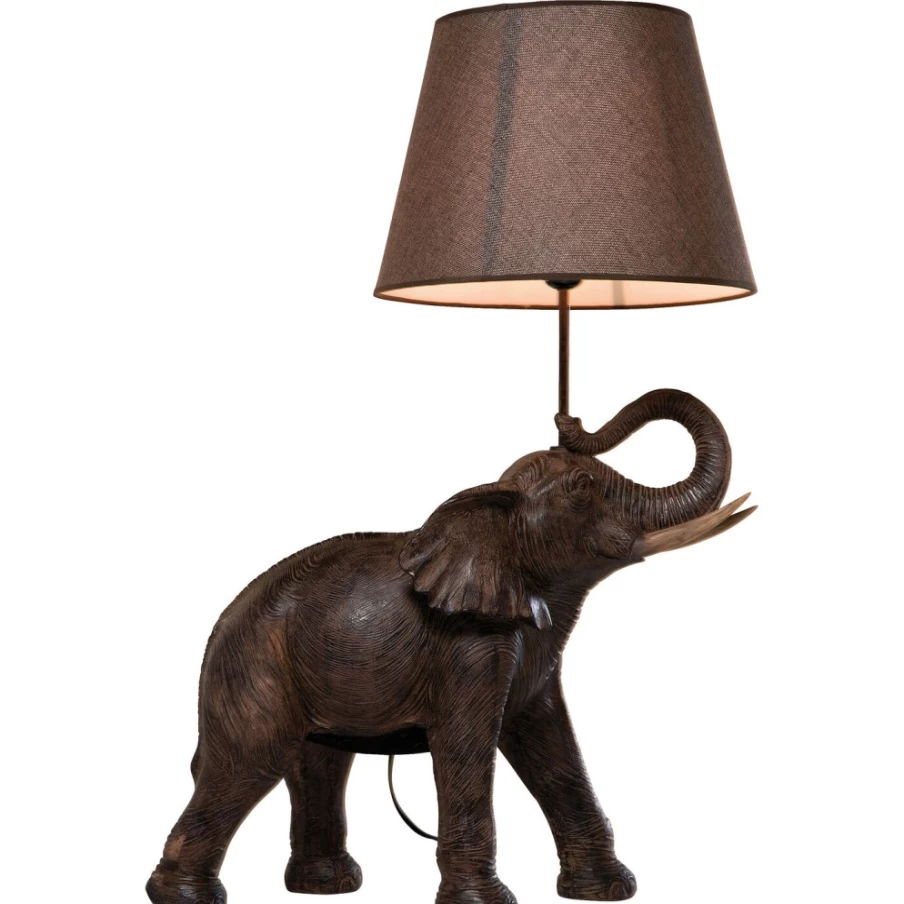 KARE Design Modern Elephant Table Lamp - 74Cm Safari Animal Decor Lighting