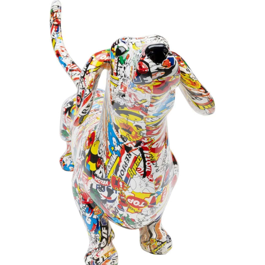 KARE Design Modern Bodo Comic Dog Sculpture - Playful Home Decor Figurine