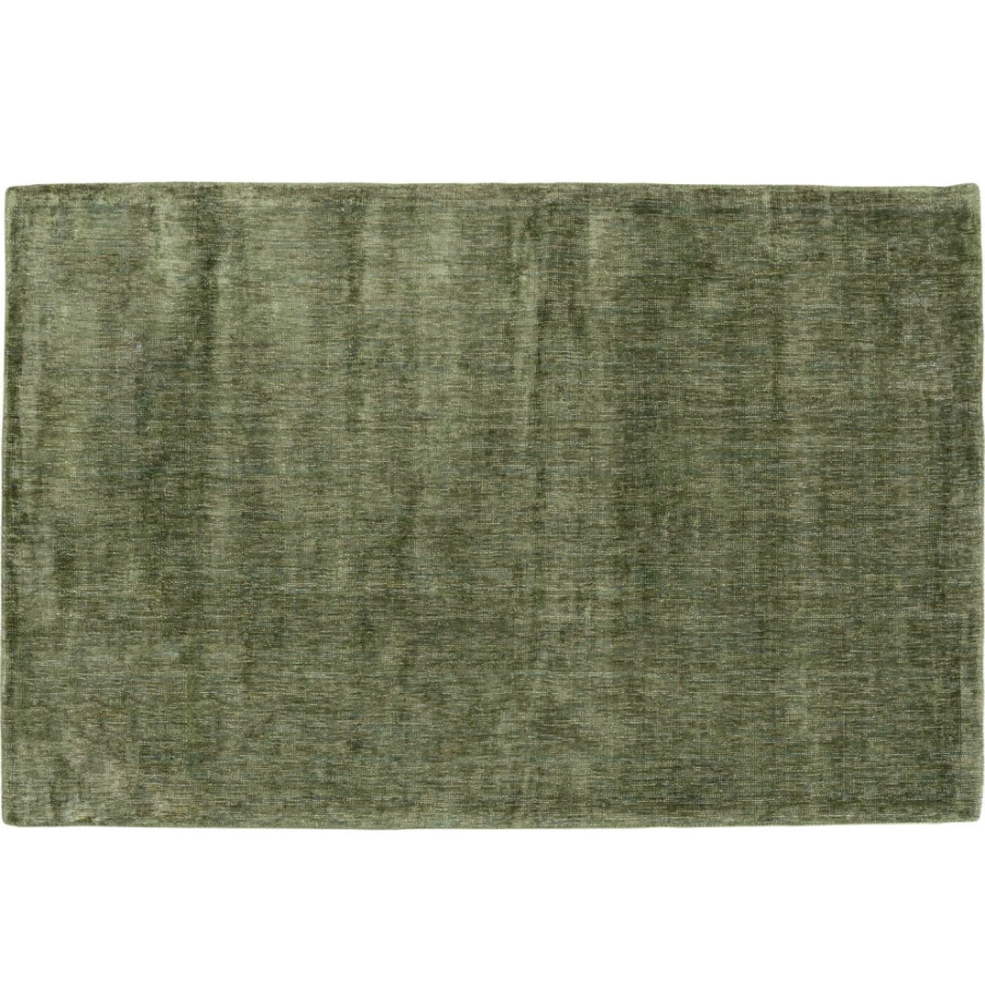 KARE Design Glimmer Green Area Rug 170x240 cm - Modern Plush Carpet for Living Room