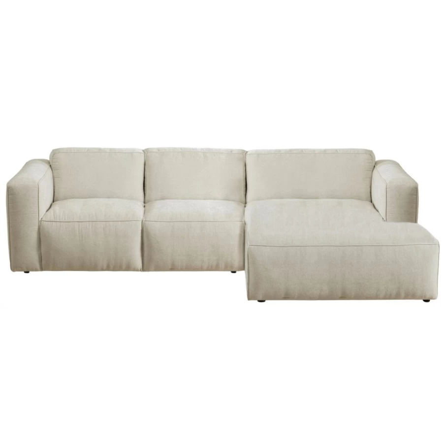 "KARE Design Henry Cream Right Corner Sofa 285x170cm Modern Luxury Sectional"