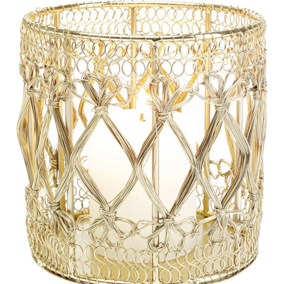 KARE Design Hayat Storm Lamp - 15Cm Brass Table Light for Modern Decor