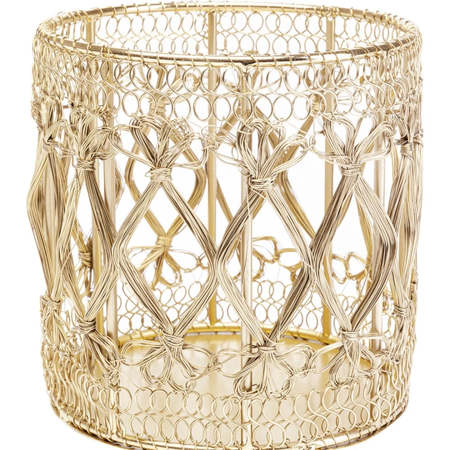 KARE Design Hayat Storm Lamp - 15Cm Brass Table Light for Modern Decor