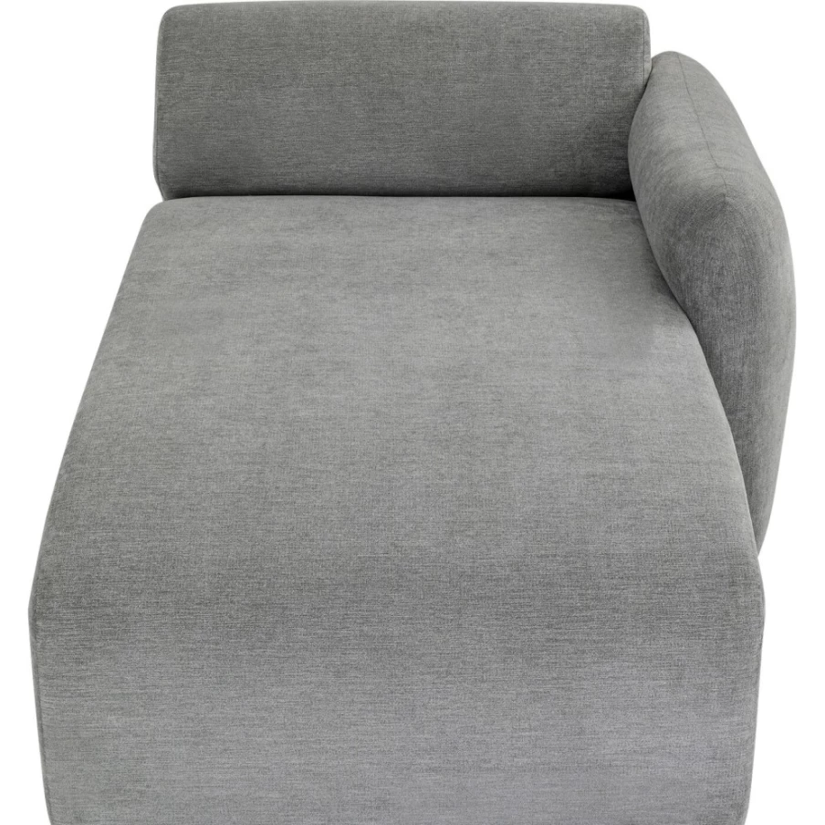 KARE Design Lucca Ottomane Elements Grey Right Sectional Sofa 90cm Modern Living Room Furniture