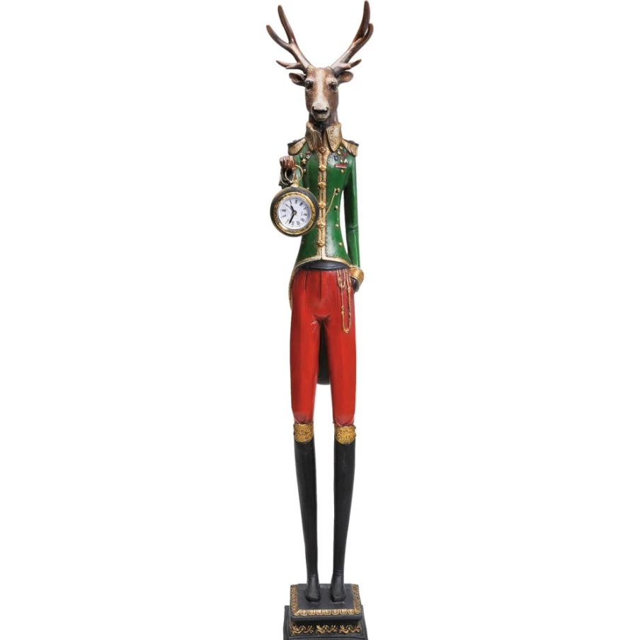 "KARE Design Gentleman Deer Table Clock – Stylish Modern Desk Accessory"