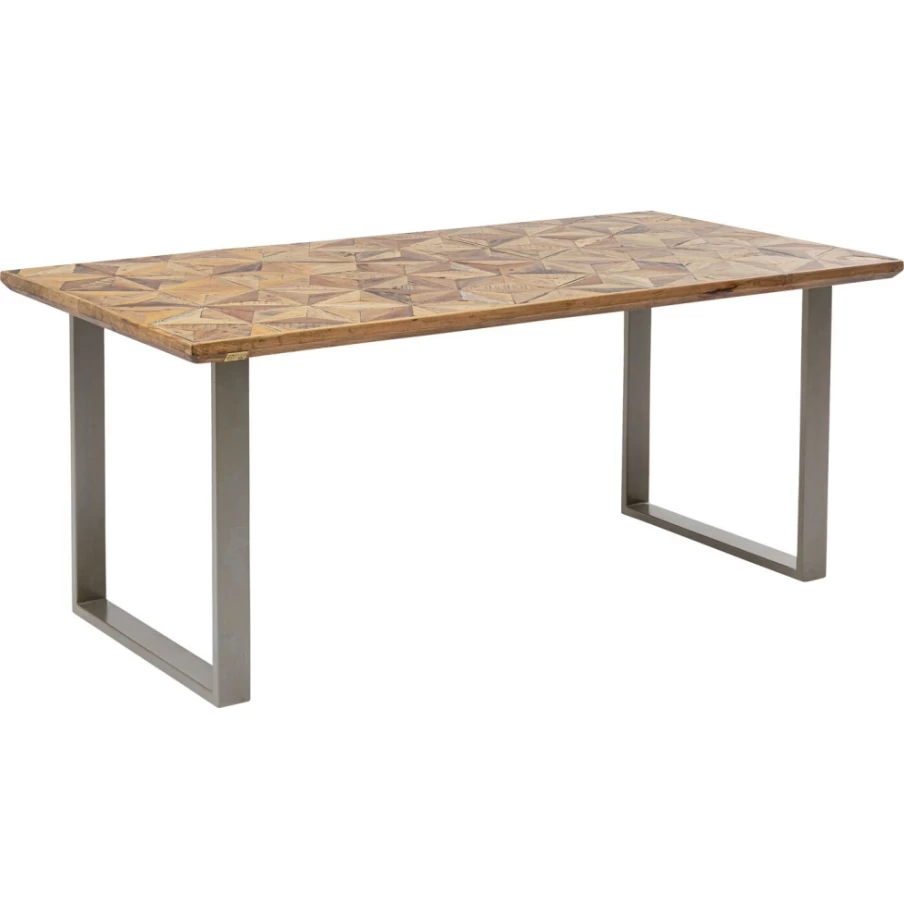 KARE Design Modern Raindrop Pattern Dining Table 180x90 cm Waterproof Scratch-Resistant Surface