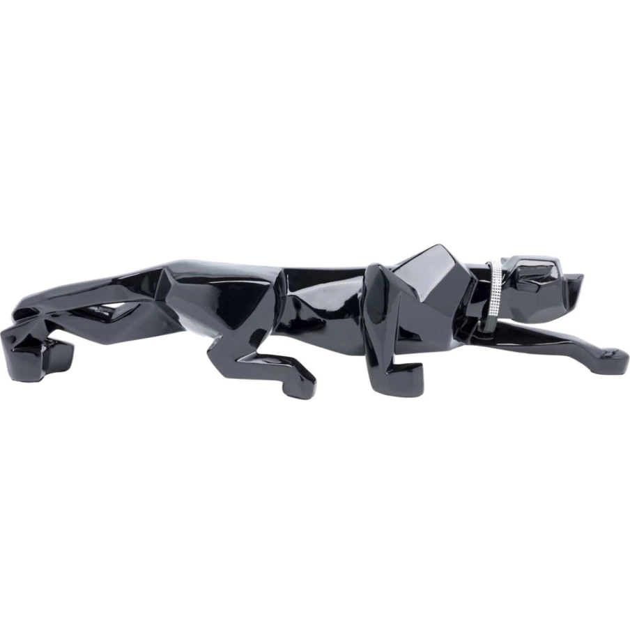 "KARE Design Modern Black Cat Deco Figurine - 185cm Tall Sculpture for Home Decor"