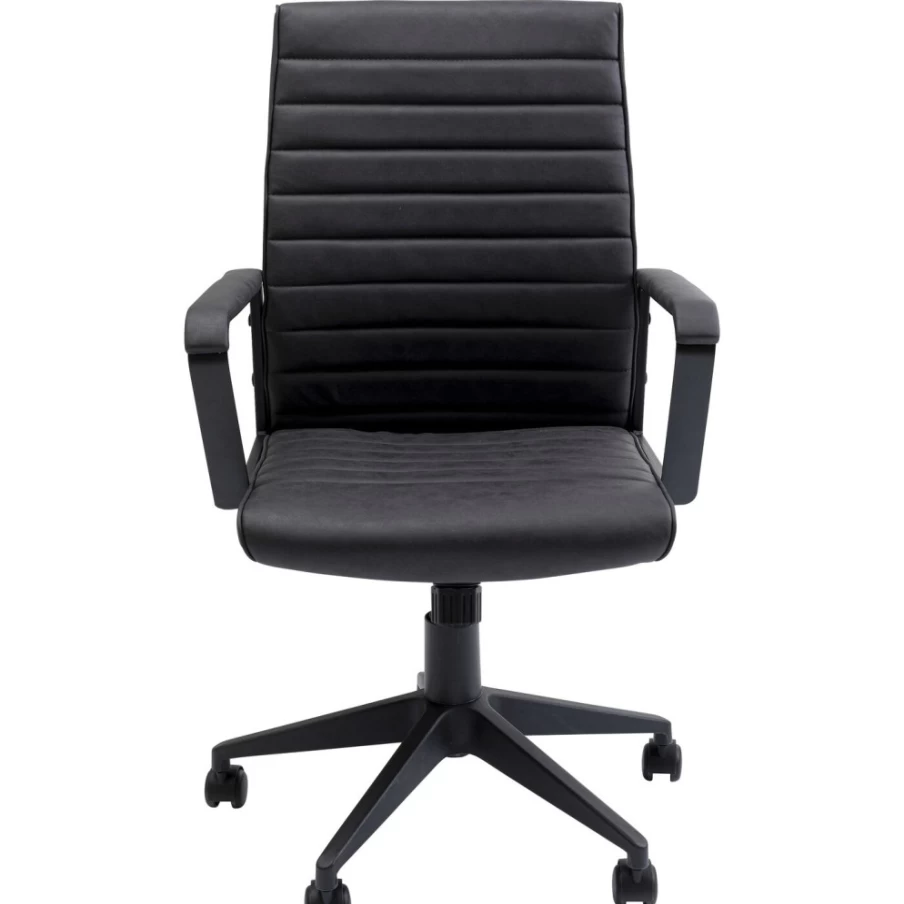 "KARE Design Labora Modern Office Chair in Black – Ergonomic Executive Desk Chair"