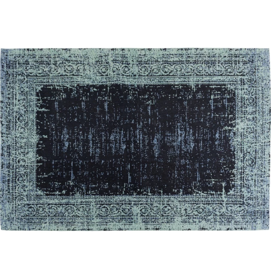 "KARE Design Vintage Deep Blue Carpet 170x240 cm – Handmade Luxury Rug for Living Room"