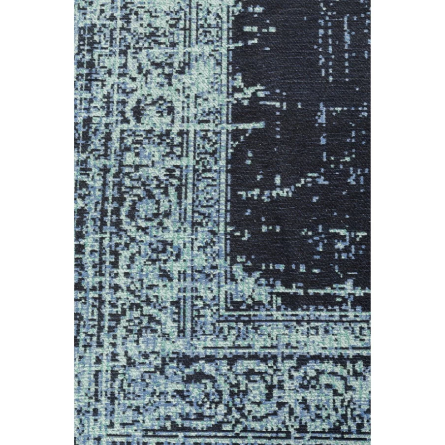 "KARE Design Vintage Deep Blue Carpet 170x240 cm – Handmade Luxury Rug for Living Room"