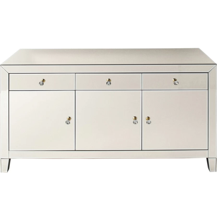 "KARE Design Luxury Champagne Sideboard - Modern High-End Storage Cabinet"