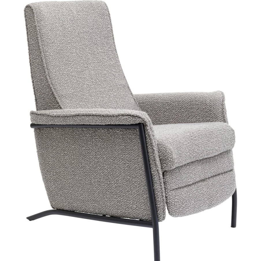 "KARE Design RelaxChair - Modern Grey Lazy Chair for Ultimate Comfort"