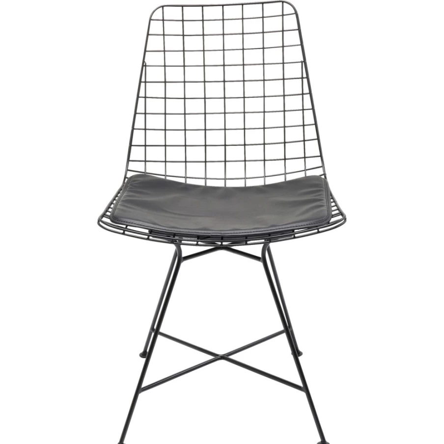 "KARE Design Modern Black Grid Chair - Stylish & Contemporary Seating"
