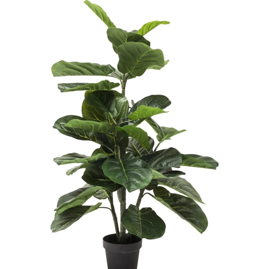 KARE Design Fiddle Leaf Fig Tree 120cm - Artificial Deco Plant for Home Decor