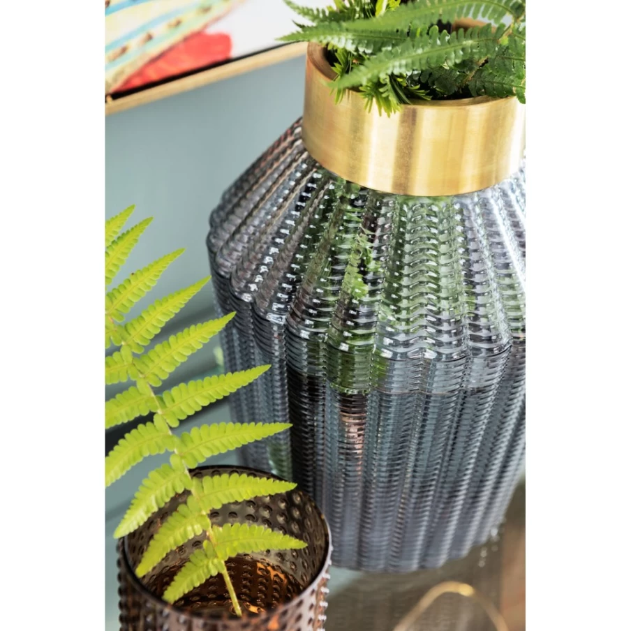 "KARE Design Modern Grey Barfly Vase – 30cm Height Decorative Home Accessory"