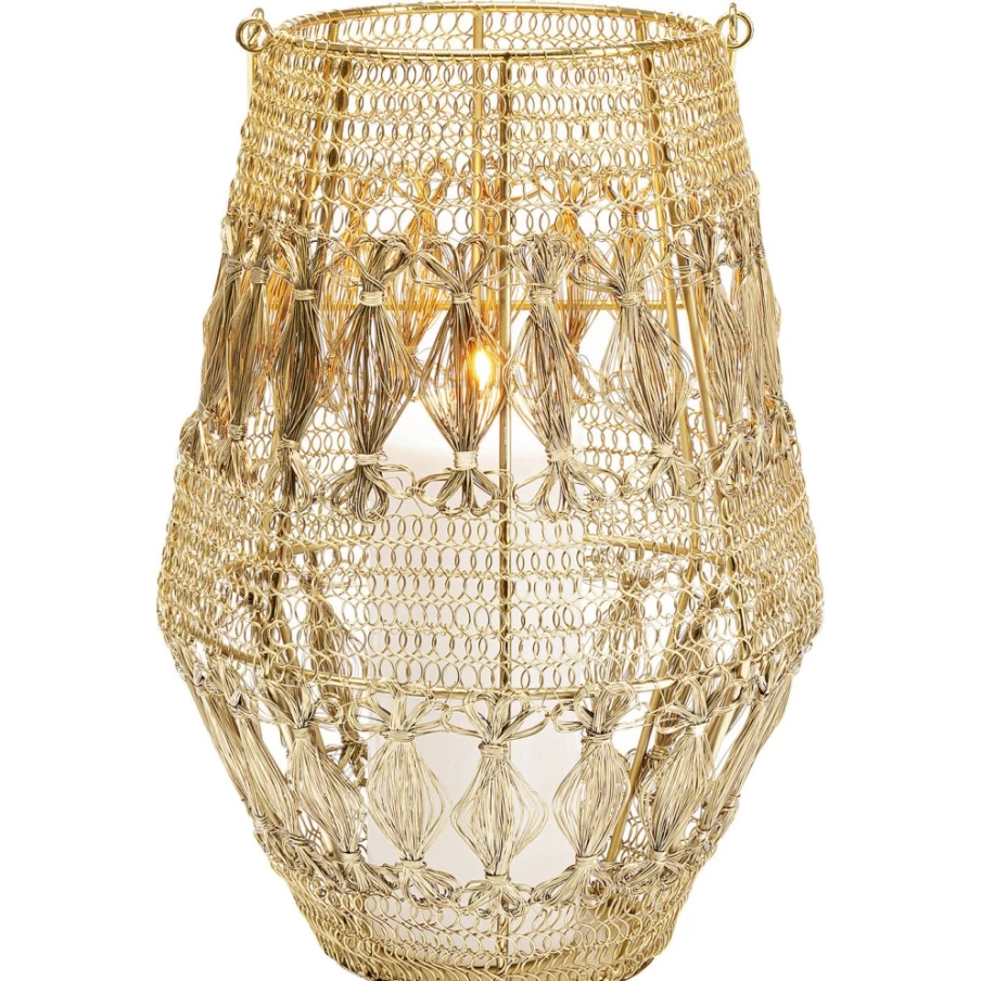 KARE Design Hayat Brass Lantern - 33Cm Elegant Decorative Lighting for Indoor Outdoor