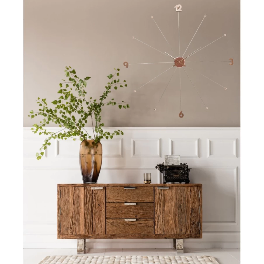 "KARE Design Rose Gold Umbrella Wall Clock - Elegant Decorative Home Office Timepiece"