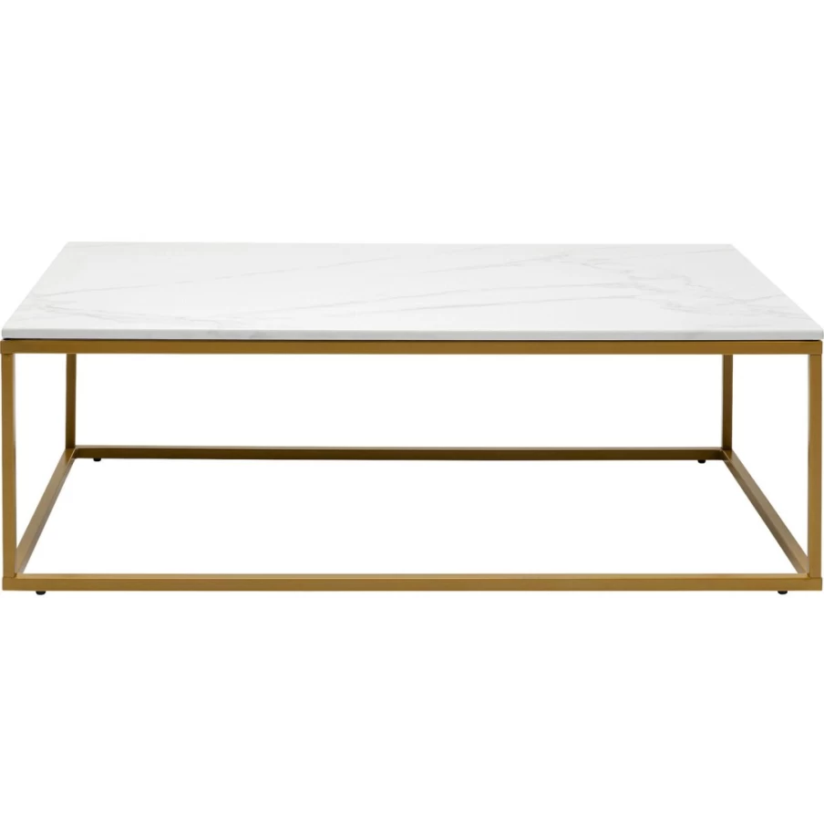 KARE Design Modern Gold Coffee Table Key West 120X60Cm Glass Top Luxury Living Room Furniture
