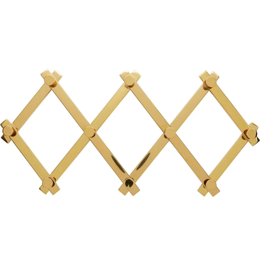 KARE Design Modern Gold Wall Wardrobe with Cross Detail - 9cm & 71cm Size Options