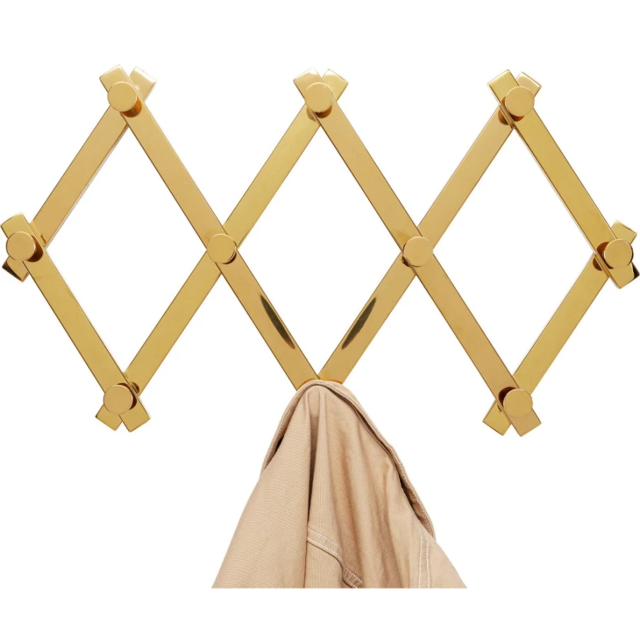 KARE Design Modern Gold Wall Wardrobe with Cross Detail - 9cm & 71cm Size Options
