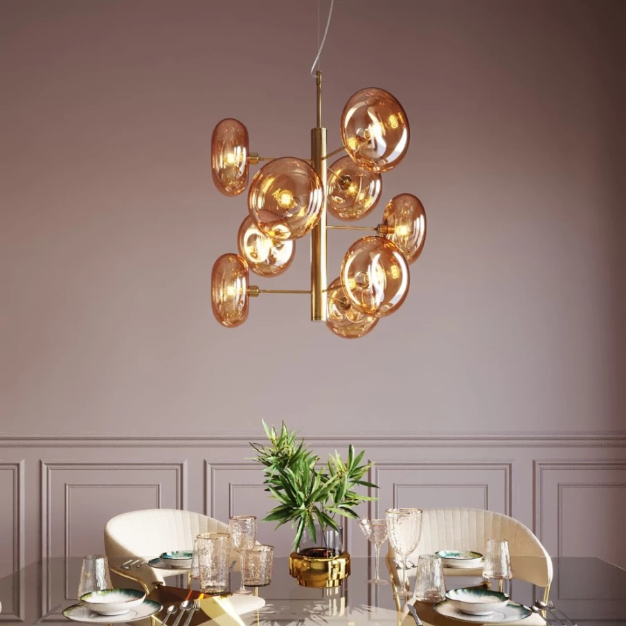 KARE Design Modern Brass Pendant Lamp - Adjustable Headlight Style Lighting for Indoor Decor